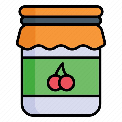 Jam jar, jam, jar, food, honey, sweet, dessert icon - Download on Iconfinder