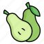 pear, fresh, healthy, vegetable, fruits, avocado, organic 