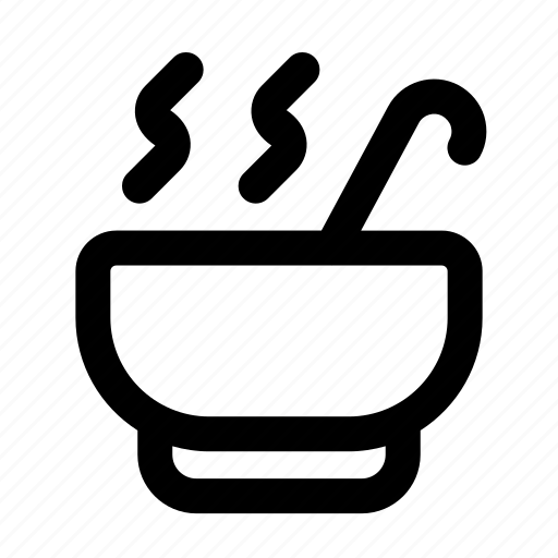 Hot, soup, bowl, dish, kitchenware, food icon - Download on Iconfinder