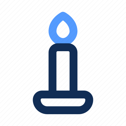 Candle, burning, fire, flame, light icon - Download on Iconfinder