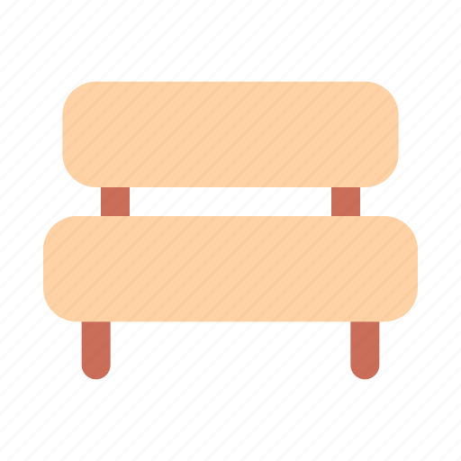 Bench, park, wooden, seat, leisure icon - Download on Iconfinder