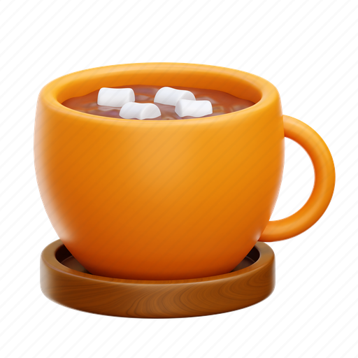 Hot, chocolate, drink, beverage 3D illustration - Download on Iconfinder