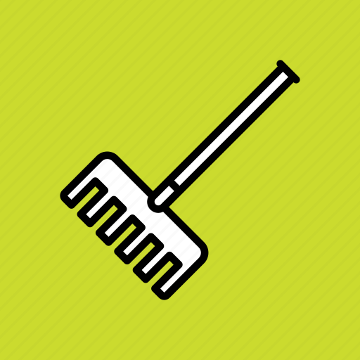 Agriculture, farming, garden, gardening, rake, tool icon - Download on Iconfinder