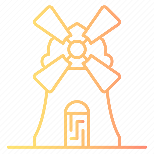 Estate, farm, windmill icon - Download on Iconfinder