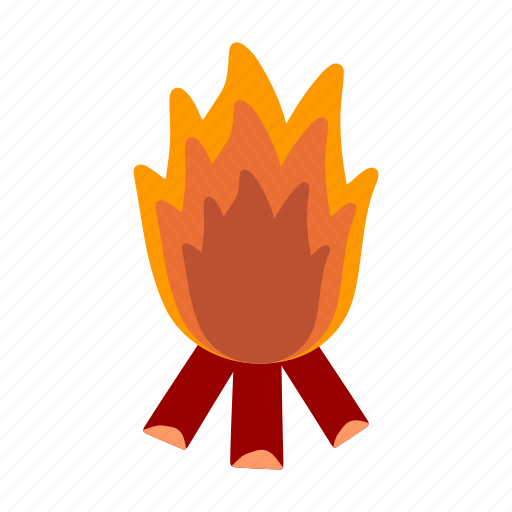 Campfire, fire, flame, burn, camping, bonfire icon - Download on Iconfinder