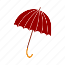 umbrella, cloud, protection, rain, summer