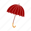umbrella, cloud, protection, rain, summer 