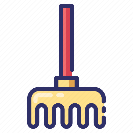 Autumn, bar, broom, farm, handle, horticulture, rake icon - Download on Iconfinder