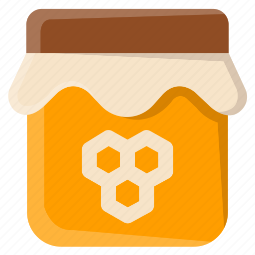 Bee, food, honey, honeycomb, jam, jar, nutrition icon - Download on Iconfinder