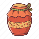 jar, honey, honey jar, jam, food, autumn, fall, season