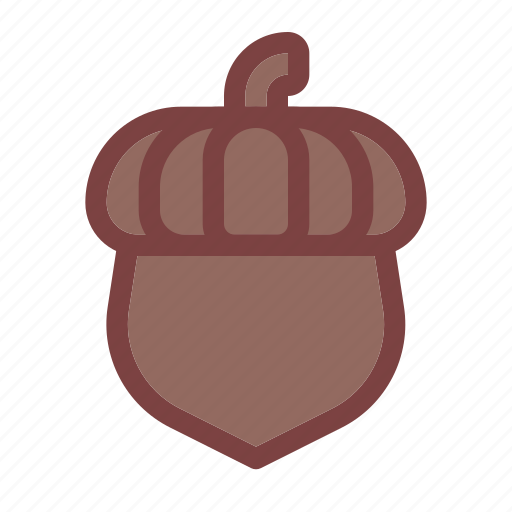 Acorn, autumn, chestnut, fall, nut, oak, seed icon - Download on Iconfinder