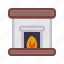 autumn, fall, fireplace, furnace, hearth, oven, stove 
