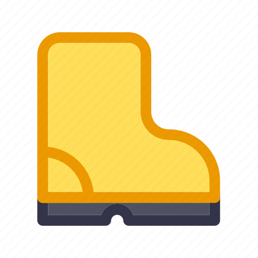 Autumn, boot, rain boot, rubber boot, safety boot, shoe, shoe rain icon - Download on Iconfinder