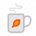 autumn, coffe, cup, fall, hot drink, mug, tea