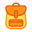 autumn, bagpack, fall, holiday, knapsack, rucksack, school bag 
