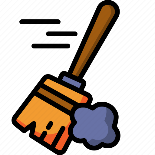Broom, house, cleaning, miscellaneous, cleaner, dust, brush icon - Download on Iconfinder