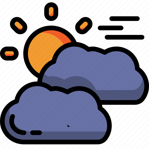 Cloudy, haw, weather, sun, jotta, cloud, sunny icon - Download on Iconfinder