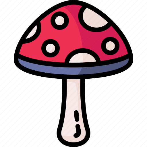 Mushroom, muscaria, fungi, vegan, healthy, food, vegetarian icon - Download on Iconfinder