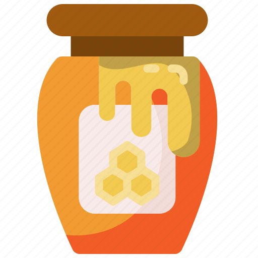 Honey, dipper, jar, kitchenware, organic, bee, pot icon - Download on Iconfinder