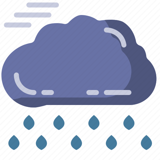 Rain, weather, storm, haw, rainy, raining, sky icon - Download on Iconfinder