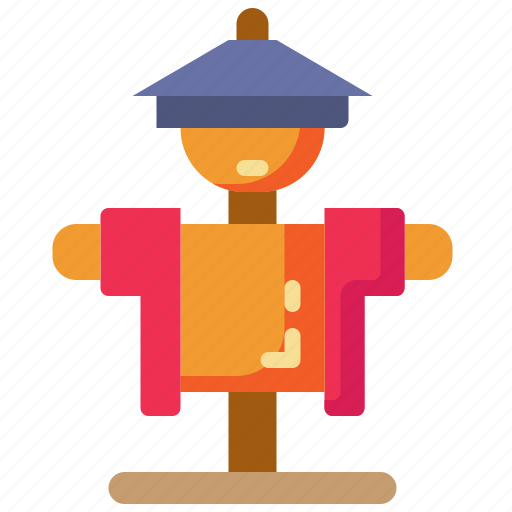 Scarecrow, farming, plantation, agriculture, character, garden, rural icon - Download on Iconfinder