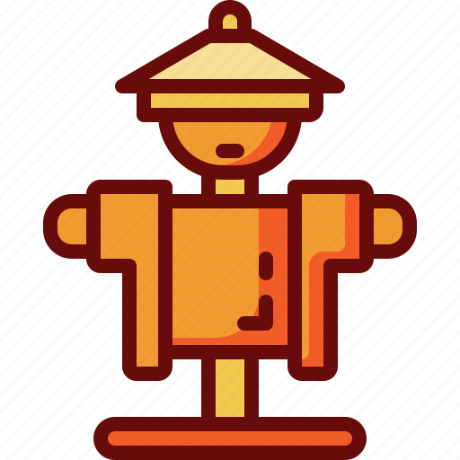 Scarecrow, farming, plantation, agriculture, character, garden, rural icon - Download on Iconfinder