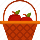 basket, food, fruit, garden, harvest, natural 