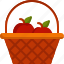 basket, food, fruit, garden, harvest, natural 