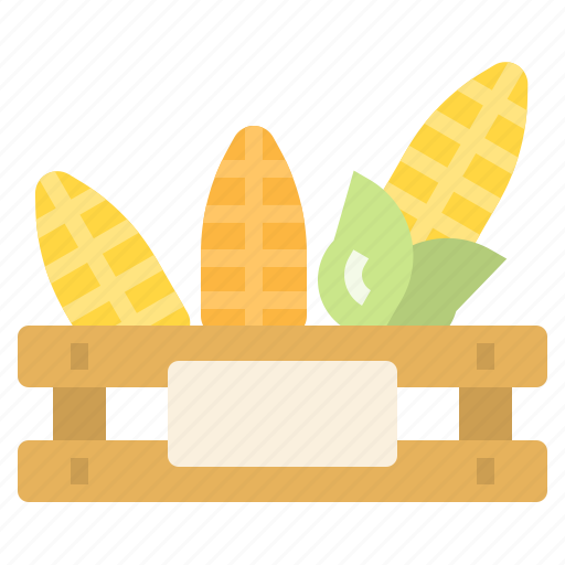 Corn, food, organic, vegan, vegetarian icon - Download on Iconfinder
