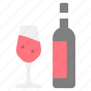 alcoholic, bottle, drink, glass, wine