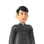 highschool boy, jacket, young, varsity, outfit, school, student, uniform, avatar 