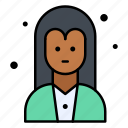 portrait, avatar, woman, long, hair, female