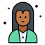 portrait, avatar, woman, long, hair, female 