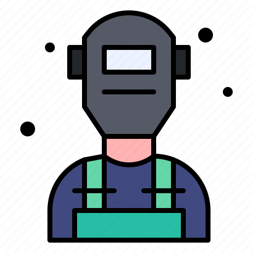 Worker, work, welder, protective, gear, at icon - Download on Iconfinder