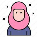 hijab, muslim, wearing, woman, female