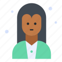 long, avatar, woman, hair, portrait, female