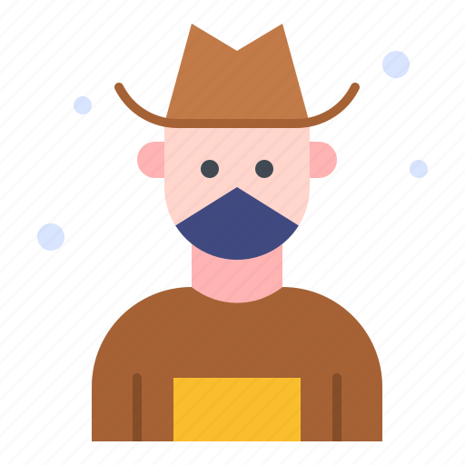 Overalls, man, hat, farmer, caucasian icon - Download on Iconfinder