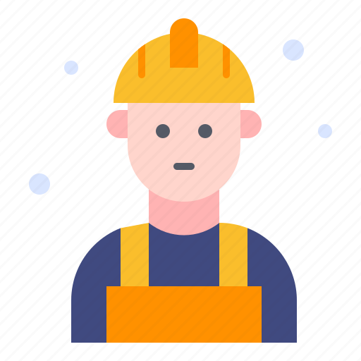 Construction, profession, male, worker, labour icon - Download on Iconfinder