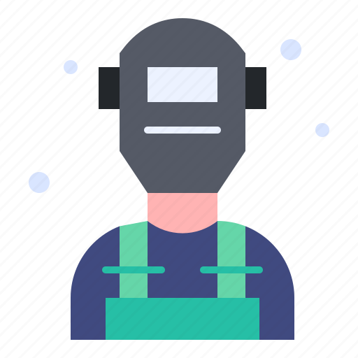 Worker, protective, work, gear, welder, at icon - Download on Iconfinder