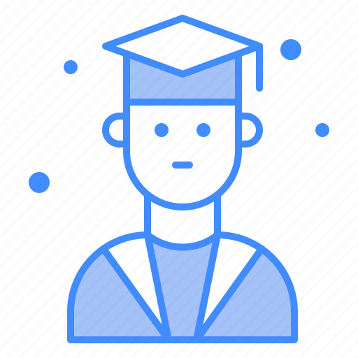 Graduate, education, student, study, man icon - Download on Iconfinder