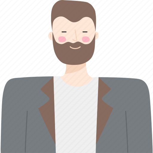 Handsome, beard, hipster, guy, avatar, man, male icon - Download on Iconfinder
