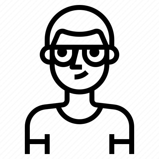 Avatar, boy, glasses, guy, shaved, skinhead icon - Download on Iconfinder