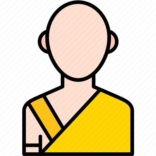 Buddhist, asian, character, japanese, monk icon - Download on Iconfinder