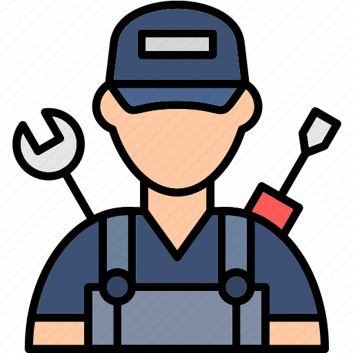 Mechanic, car, expert, garage, plumber, service, avatar icon - Download on Iconfinder
