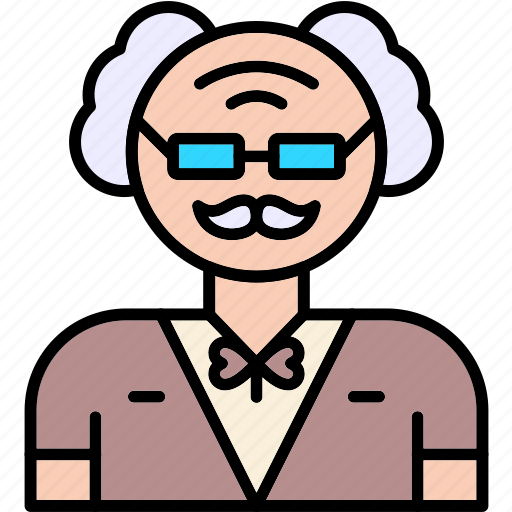 Old, man, male, person, profile icon - Download on Iconfinder