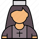 nun, catholic, christian, job, occupation, religious, woman