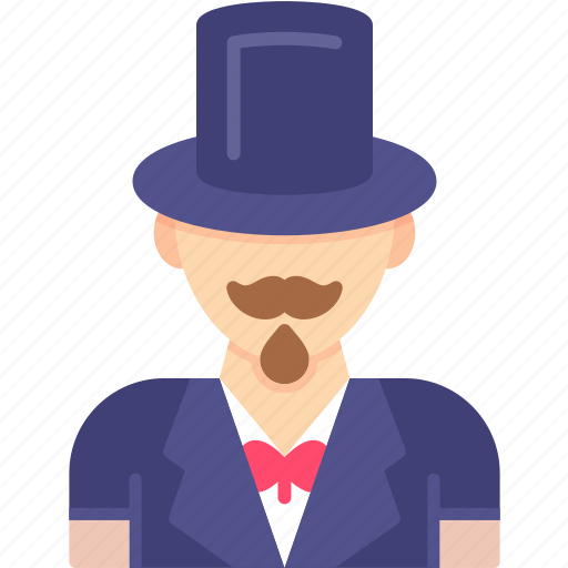 Magician, entertainer, illusionist, man, people, performer icon - Download on Iconfinder