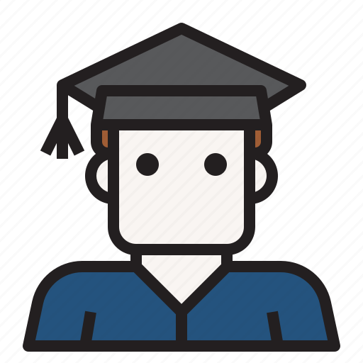 Graduate, avatar, face, profile icon - Download on Iconfinder