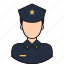 avatar, guard, hat, police, safety 