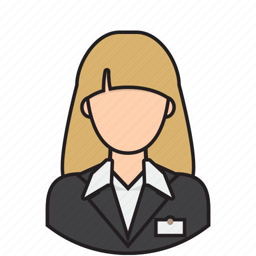 Airport, avatar, hotel, receptionist icon - Download on Iconfinder